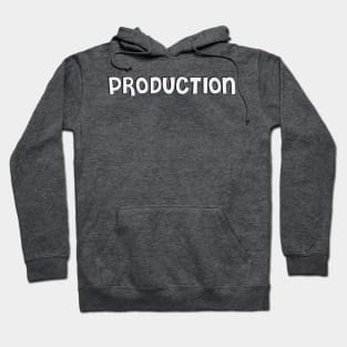 Film Crew On Set - Production - White - Front Hoodie